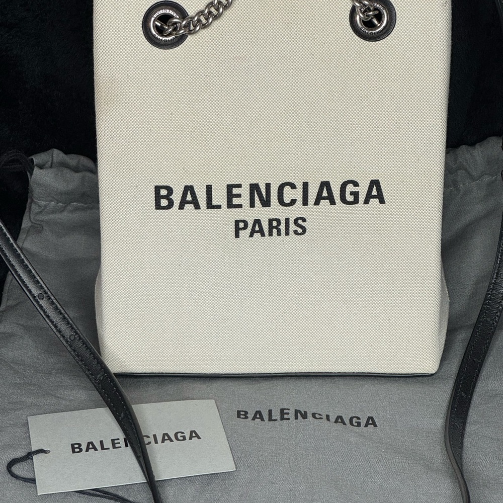 Balenciaga Mini Duty Free Canvas Tote - Picture 2 of 9